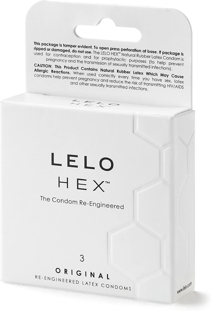 LELO Hex Original Condoms 3 pack