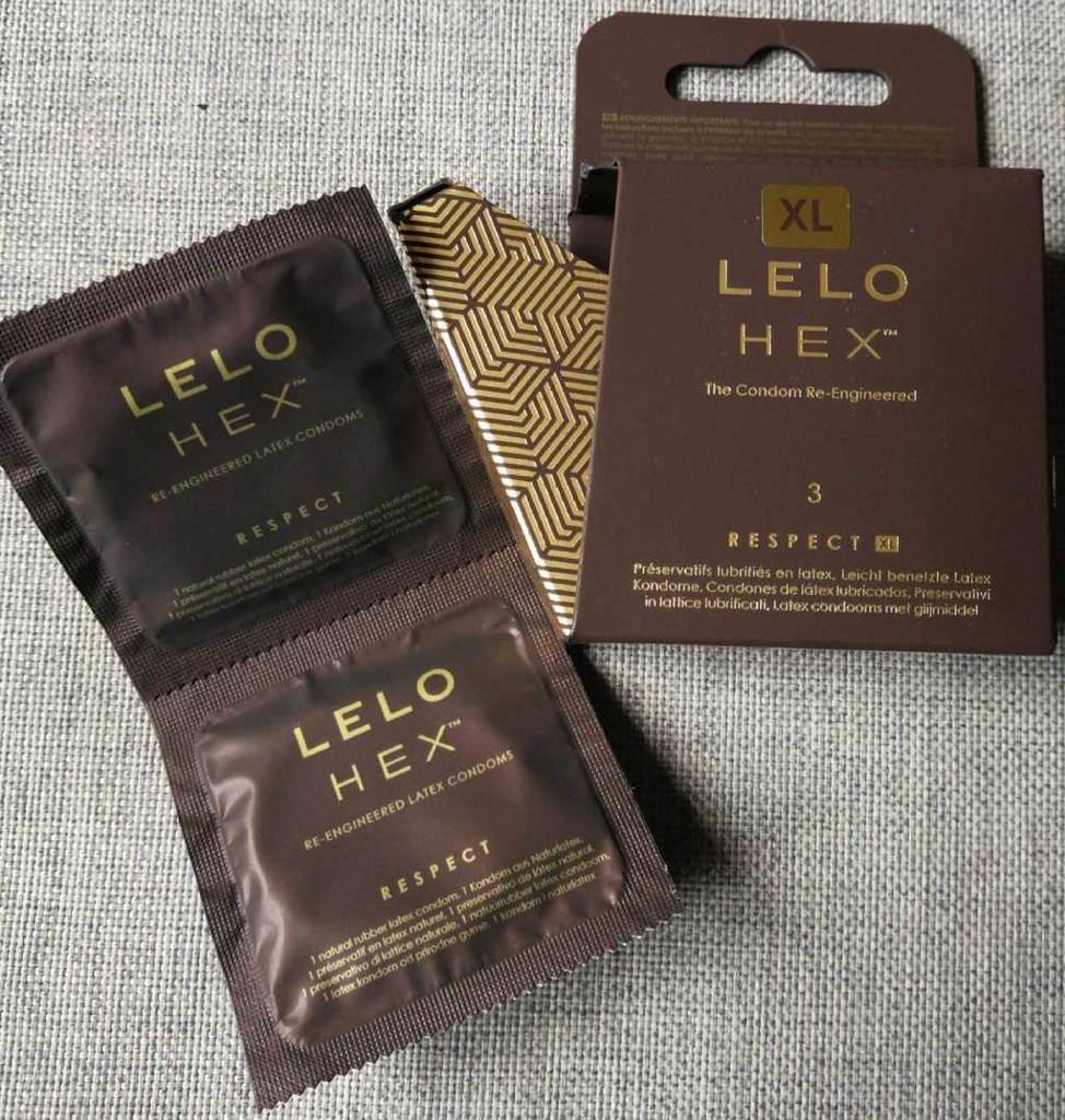 LELO Hex Respect XL Condoms 3 Pack