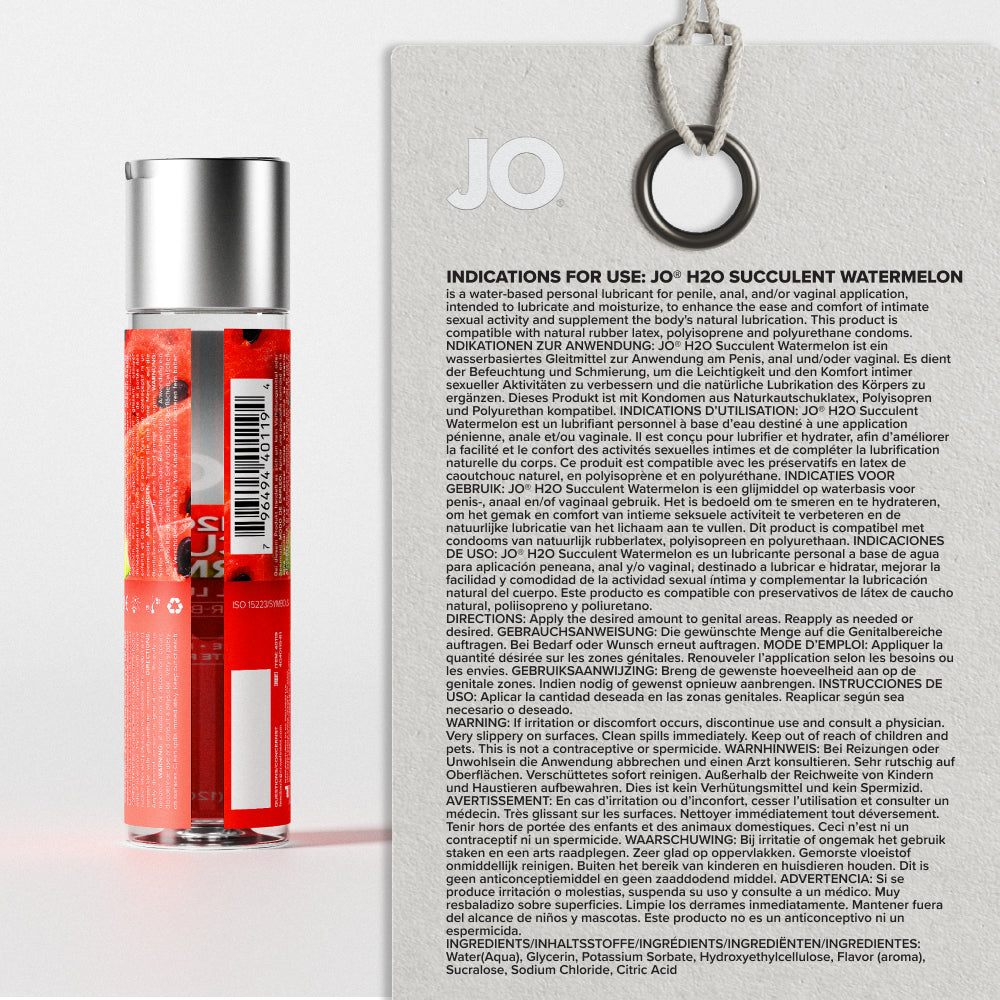 JO Watermelon - Back of pack