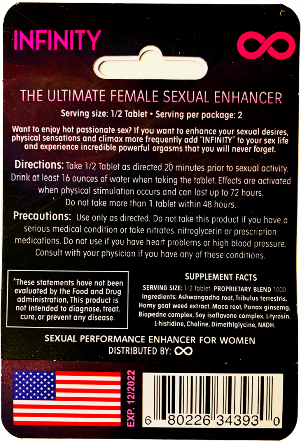 Infinity Female Enhancement Single Pack