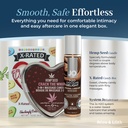 Straight Box – Romantic Couples Gift Set with Red Hot Spark Vibrator, Edible Massage Candle, Lubricant & Toy Cleaner – Luxury Sensual Kit for Couples