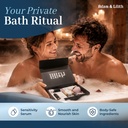Lilith’s Bath Ritual Box – Vibrating Teaser, Bath Salts, Bomb, Shave Cream, Clitoral Serum & Massage Candle – Luxury Sensual Self-Care Spa Kit