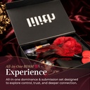BDSM Kit – Advanced Bondage Set with Ring Gag, Nipple Clips, Collar & Leash, Pleasure Wheel, Paddle, Whip & Anal Plug – Luxury Couples Dominance & Submission Box