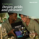 Gay Box – Vibrating Butt Plug & Cock Ring Set with Massage Candle, Anal Lube & Edible Gel – Intimate Gift Kit for Men