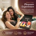 Lesbian Pleasure Box – Luxury G-Spot Vibrator, Edible Massage Essentials, Tickler, Nipple Nibbler & Lube – Women’s Sensual Wellness Gift Set