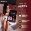 Long Distance “For Her” Box – App-Controlled Ella Vibrator, Blindfold, Butt Plug & Flavored Lube – Couples Intimacy Kit for Distance Play
