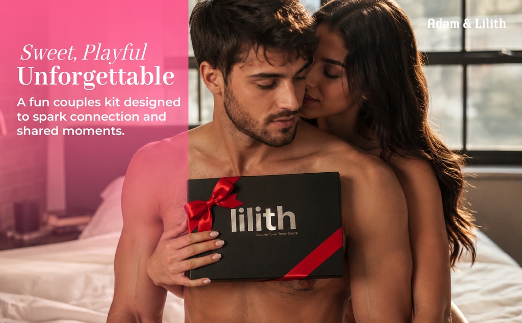Valentine’s Lovers Unleashed Box – Bullet Vibrator, Red Lingerie, Heart Candle, Plug, Lubes & Rose Petals – Ultimate Romantic Couples Gift Set