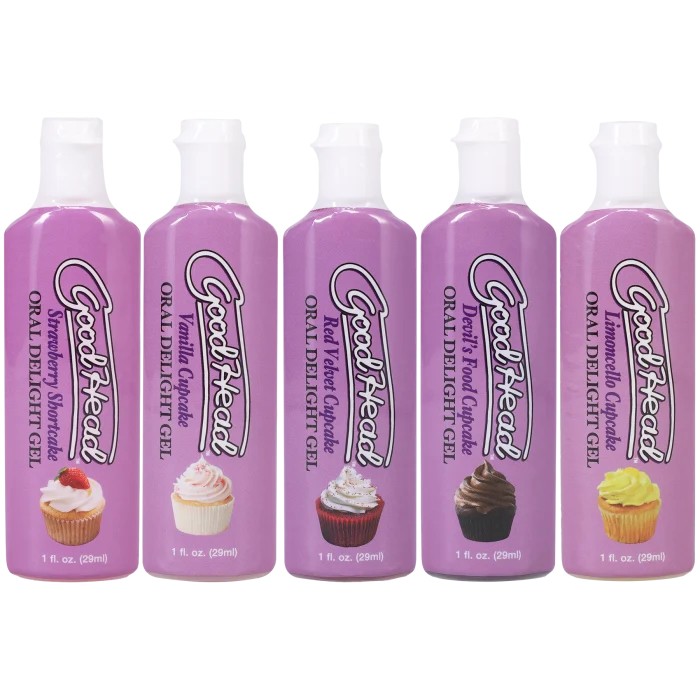 GoodHead - Oral Delight Gel - Cupcakes - 5 Pack - 1 fl. oz.