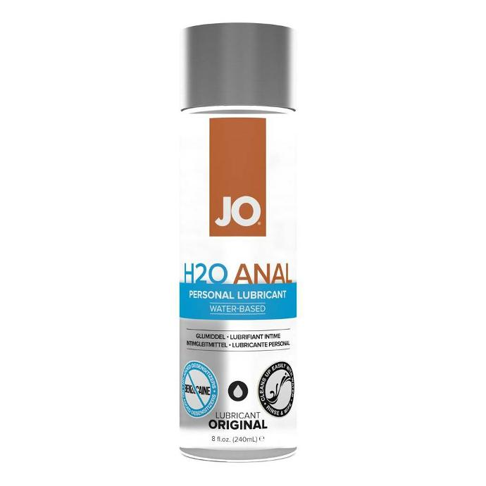 JO Anal H2O Original Water Based Lubricant 8oz