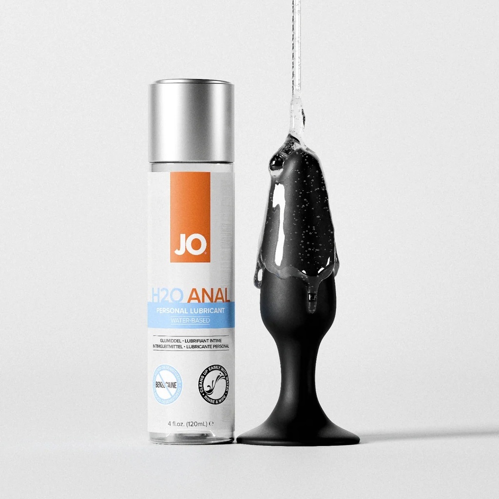 JO H2O Anal Original Water-Based Lubricant - 4 fl oz / 120 mL