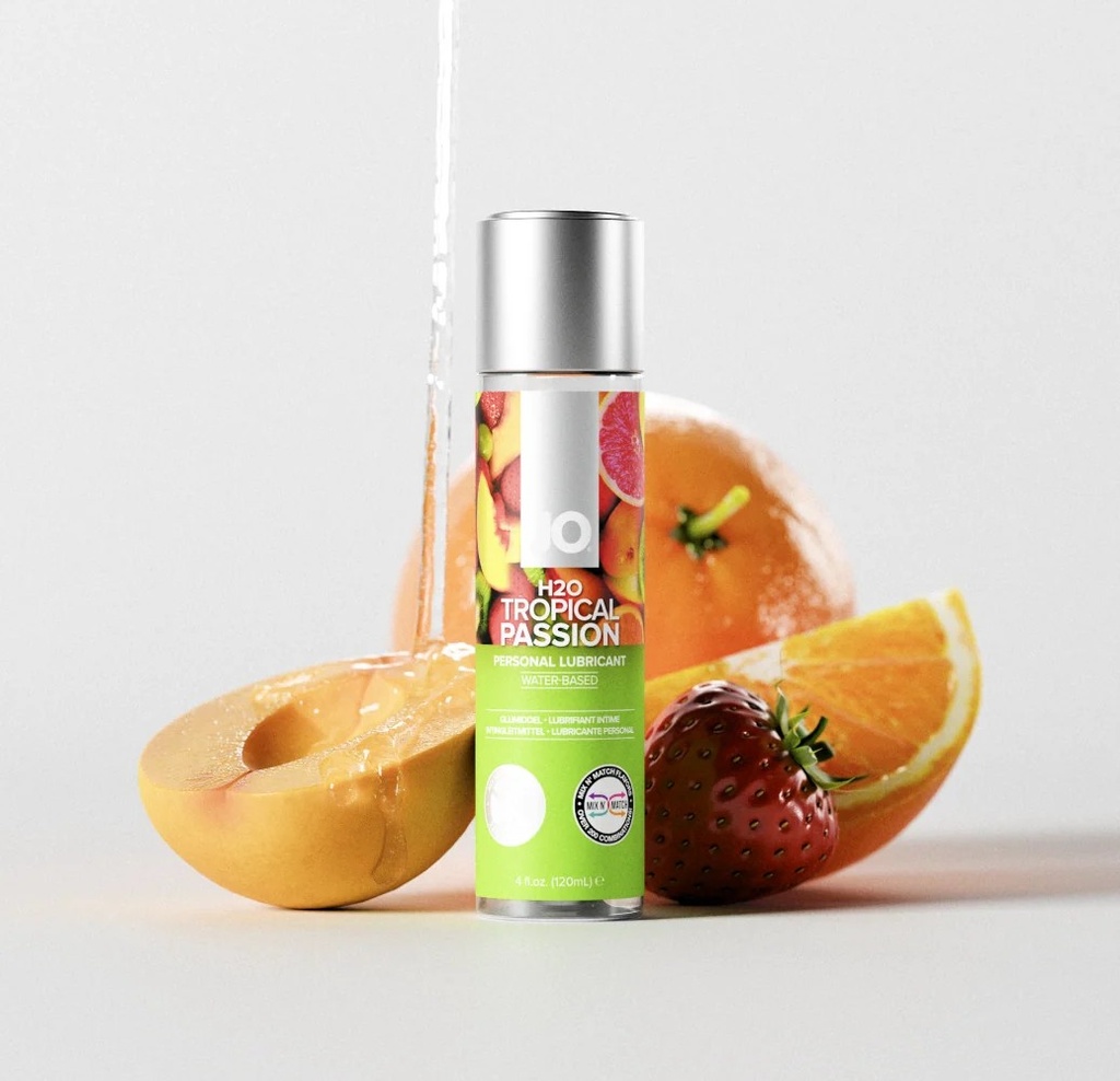 JO H2O Tropical Passion Flavored Lubricant - 4 fl oz / 120 mL