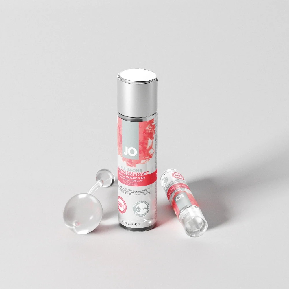 JO All-In-One Sensual Massage Glide Warm Embrace - 1 fl oz / 30 mL