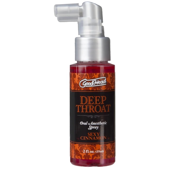 GoodHead - Deep Throat Spray - Cinnamon - 2 fl. oz.