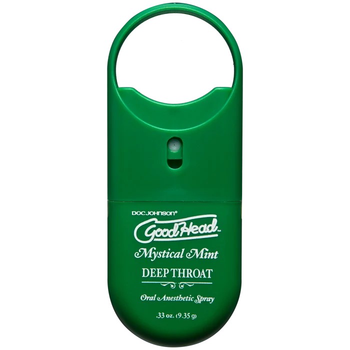 GoodHead - Deep Throat Spray To-Go - Mint - .30 fl. oz.