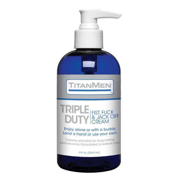 TitanMen - Triple Duty - Fist, Fuck & Jack Off Cream