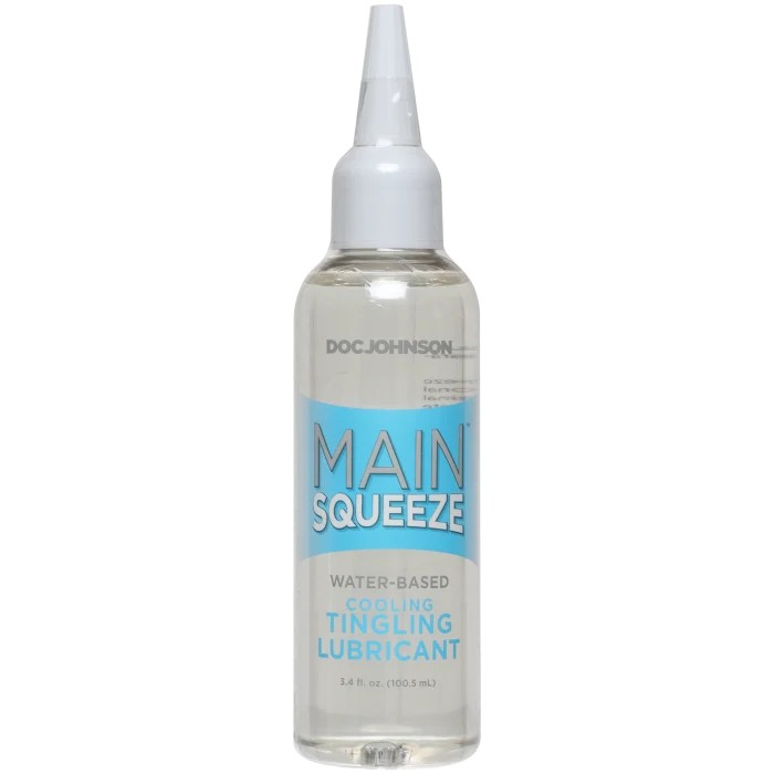 Main Squeeze - Cooling/Tingling Water-Based Lubricant - 3.4 fl. oz.