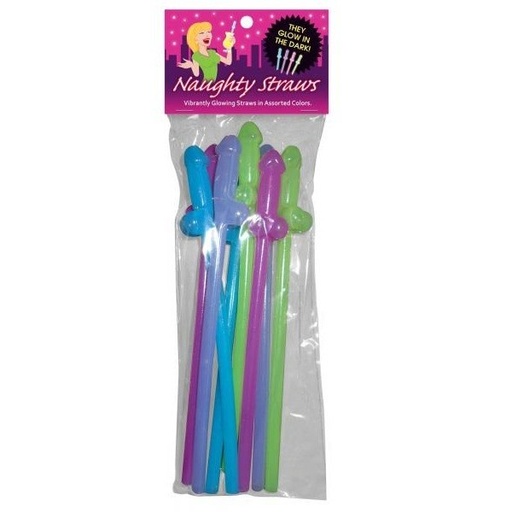 [KG-NV.S97] Glow-in-the-Dark Naughty Straws