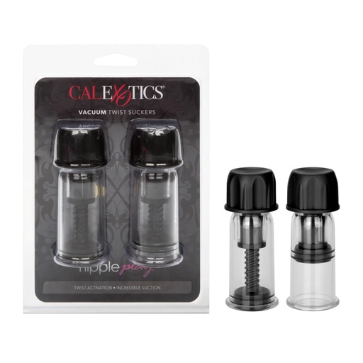 [CAL-SE-2645-05-2] Nipple Play® Vacuum Twist Suckers - Black