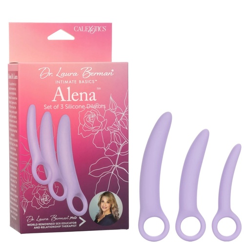 [CAL-SE-9710-05-3] Dr. Laura Berman® Alena™ Set of 3 Silicone Dilators