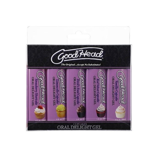 [DOJ-83212] GoodHead Oral Delight Gel Cupcakes - 5 Pack