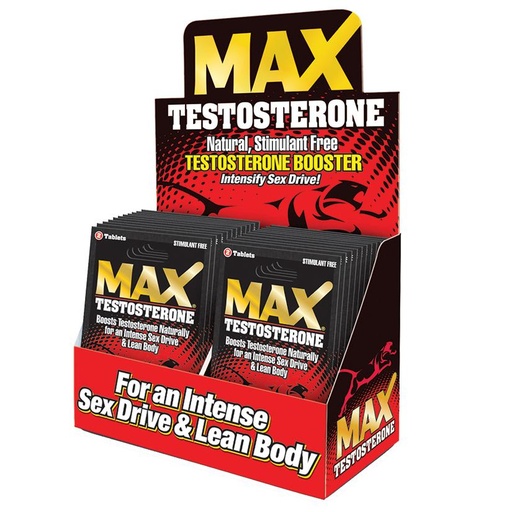 [MDS-06812]  MAX Testosterone Single Pack Display of 24