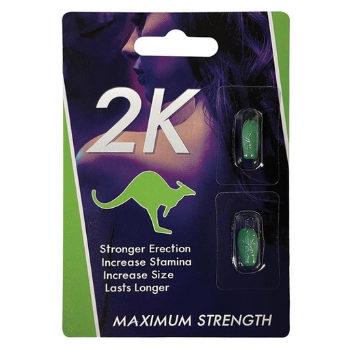 [ADV-86342] Kangaroo 2K Male Enhancement For Him 2 Pill Pack