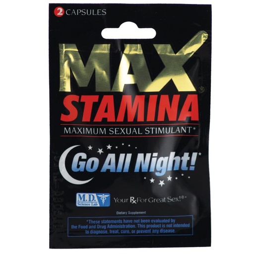 [MDS-06532] MAX Stamina Male Enhancement 2 Pill Pack
