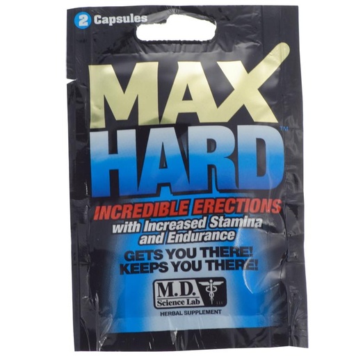 [MDS-16678] MAX Hard Male Enhancement 2 Pill Pack
