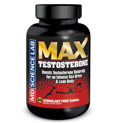 [MDS-06907] MAX Testosterone For Men 60 Count Bottle