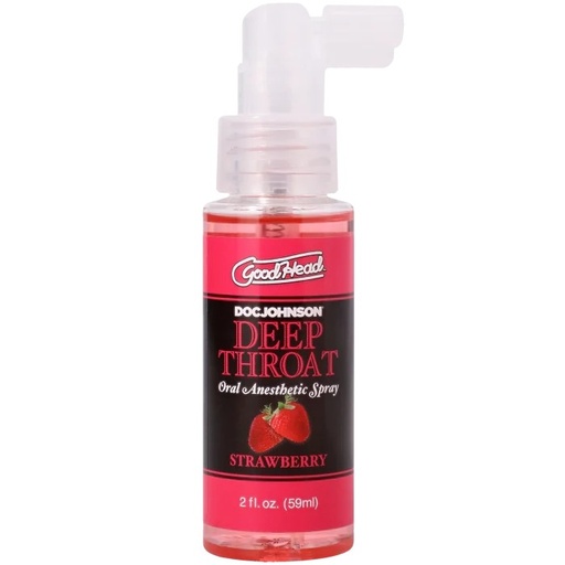 [DJ-1360-18-BX] GoodHead - Deep Throat Spray - Strawberry - 2 fl. oz.