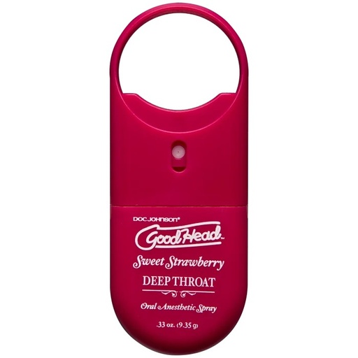 [DJ-1360-33-CD] GoodHead - Deep Throat Spray To-Go - Strawberry - .30 fl. oz.