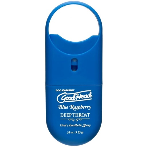 [DJ-1360-41-CD] GoodHead - Deep Throat Spray To-Go - Blue Raspberry - .30 fl. oz.