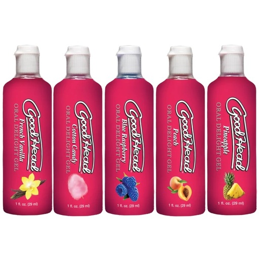 [DJ-1361-70-BX] GoodHead - Oral Delight Gel - 5 Pack - 1 fl. oz.