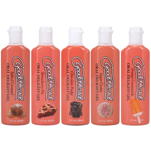 [DJ-1361-41-BX] GoodHead - Oral Delight Gel - Desserts - 5 Pack - 1 fl. oz.